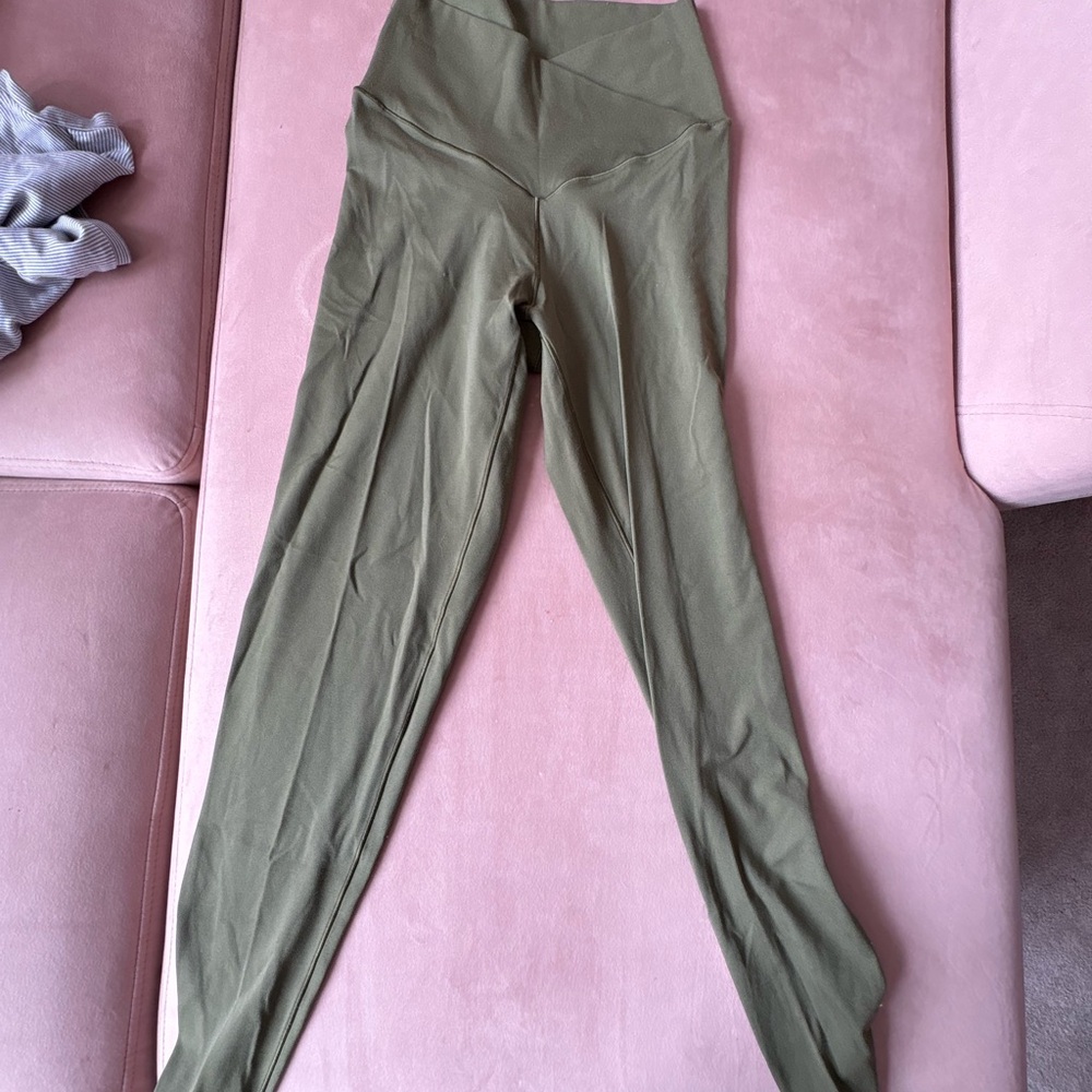 Aerie Olive Green High-Waisted Leggings